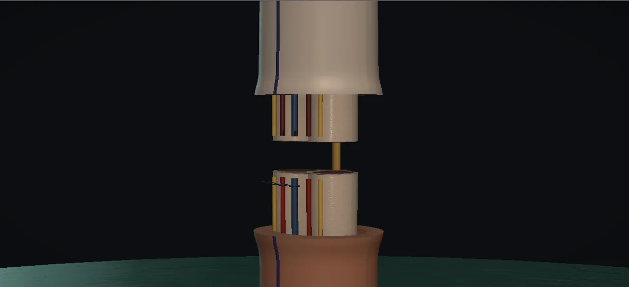 Rendered frame from the Interactive operative model