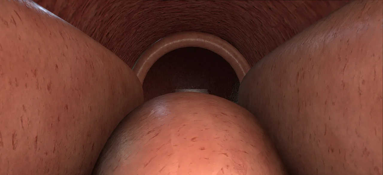 Resectoscope view of the prostatic urethra: lateral lobes and the bladder neck