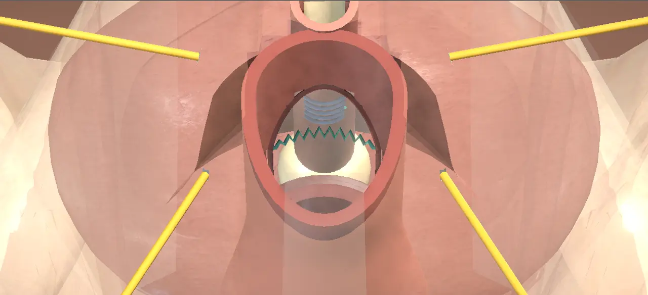 Rendered frame from the Interactive operative model